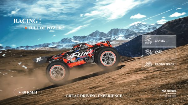 WLToys 184008 1/18 60KM/H Brushless 4WD