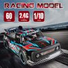 WLToys 104072 2.4Ghz 1:10 4WD 60Km/h drive flat sports car brushless
