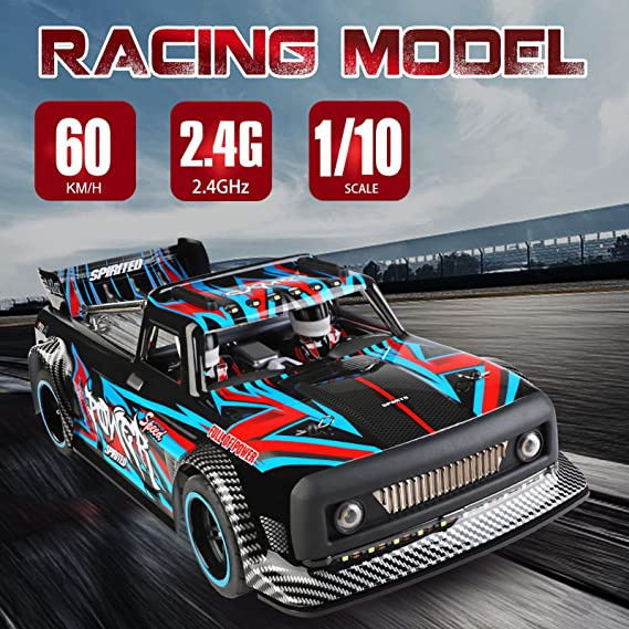 WLToys 104072 2.4Ghz 1:10 4WD 60Km/h drive flat sports car brushless