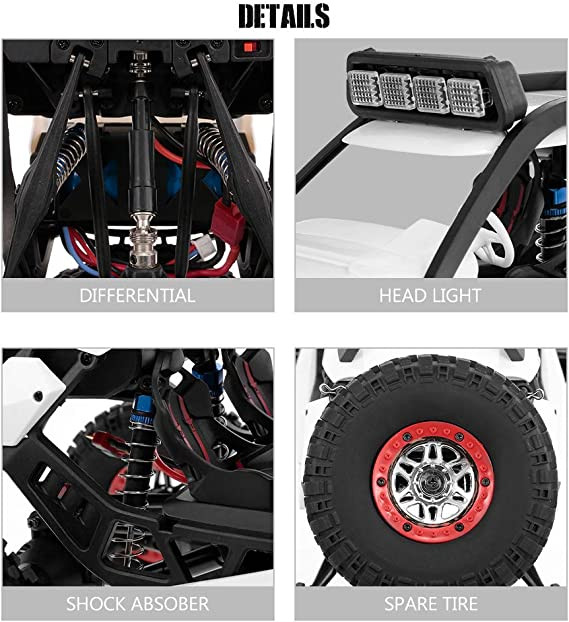 WLToys 12429 2.4G 1:12 4WD 40km/h RC crawler car