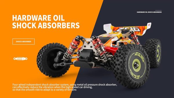 WLToys 144010 1:14 brushless 4WD 75Km/h RC high speed off-road car