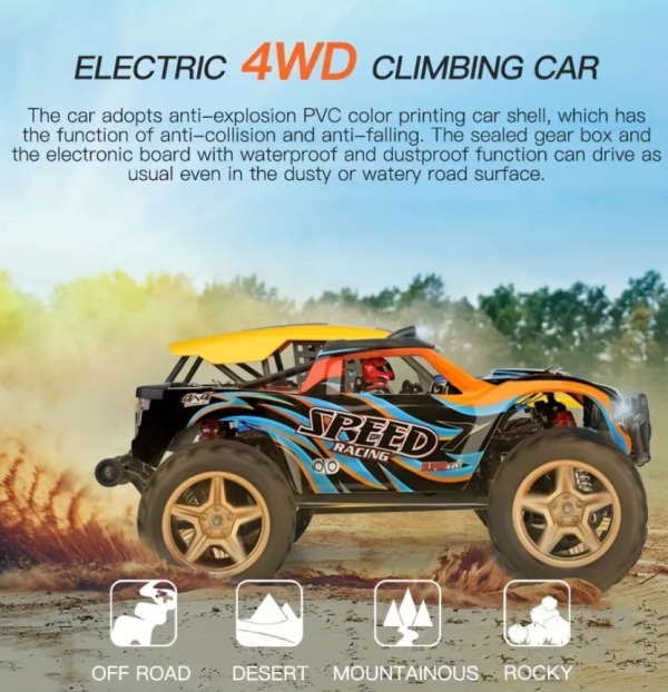 WLToys 104009 2.4G 1:10 4WD 45km/h Monster Truck