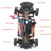 WLToys K969 1/28 RC drift car 4WD 30Km/h