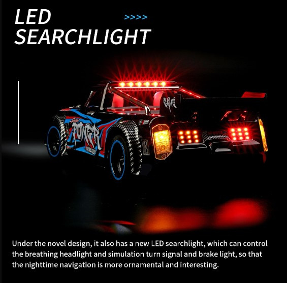 WLToys 104072 2.4Ghz 1:10 4WD 60Km/h drive flat sports car brushless
