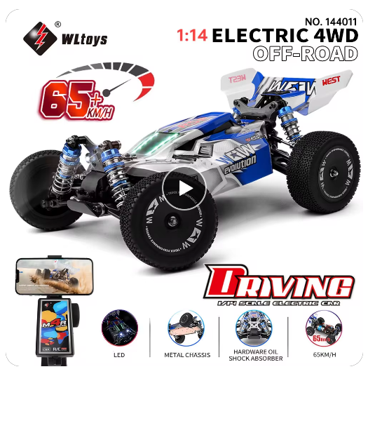 WLToys 144011 1:14 4WD 60Km/h high speed off-road Buggy