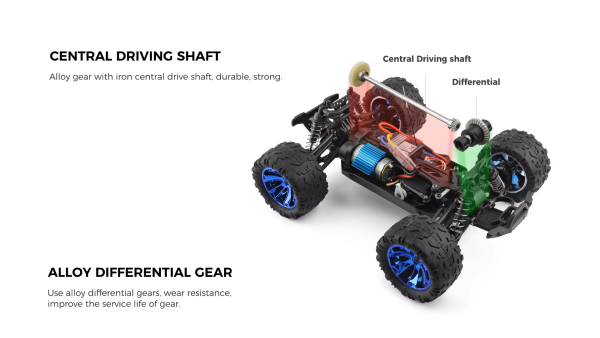 WLToys 144018 2.4G 1/14 4WD 35Km/h Monster RC