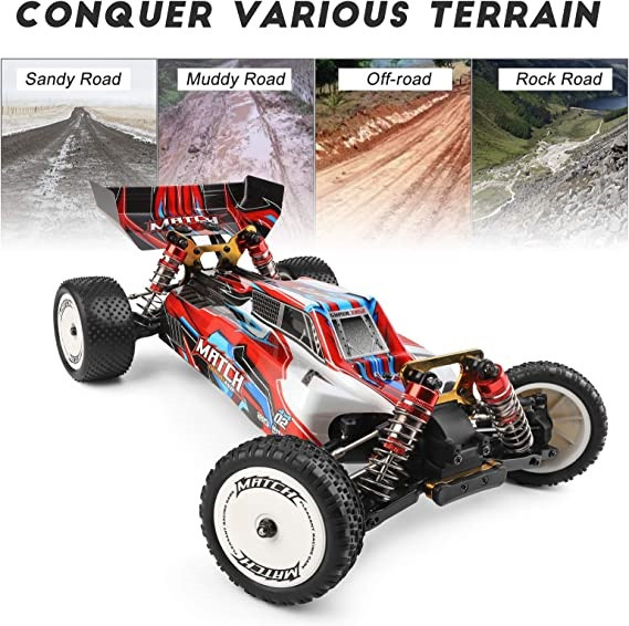 WLToys 104001 2.4G 1:10 4WD 45km/h high speed off-road car