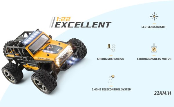 WLToys 22201 2.4G 1:22 rc car 2WD 22Km/h