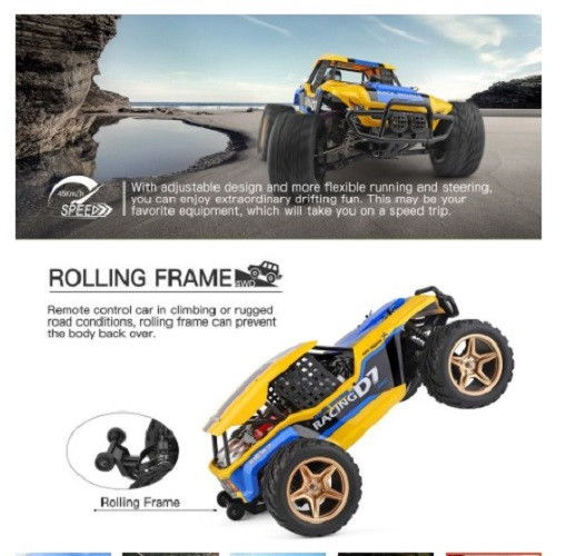 WLToys 12402-A 2.4G 1:12 4WD 45km/h RC crawler car