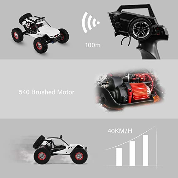 WLToys 12429 2.4G 1:12 4WD 40km/h RC crawler car