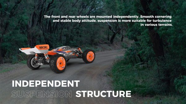 WLToys 124010 1/12 electric 4WD drive racing car 55km/h Black/Orange