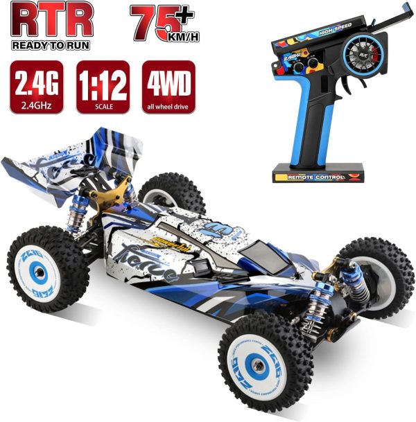 WLToys 124017 2.4G 1:12 Brushless 4wd 75Km/h RC racing car RTR
