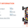 WLToys 124007 1:12 Electric 4WD racing car 75KM/H