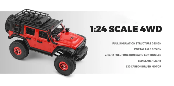 WLToys 2428 1/24 electric 4WD drive climbing car 