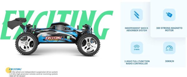 WLToys 184011 1:18 4WD 30km/h RC high speed off-road car