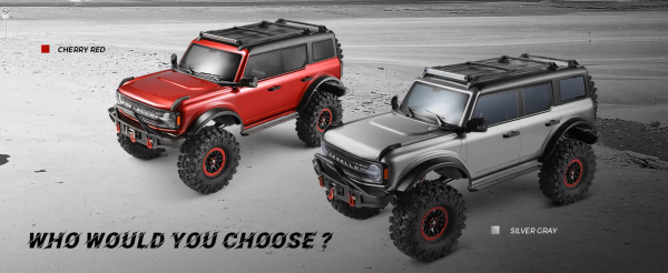 WLToys 104020 1/10 big RC ROCK CRAWLER Car Silver/Red
