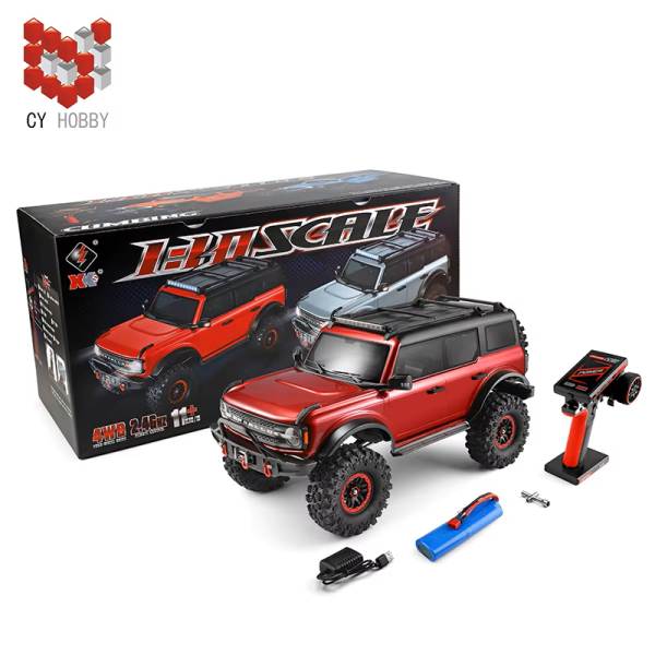 WLToys 104020 1/10 big RC ROCK CRAWLER Car Silver/Red
