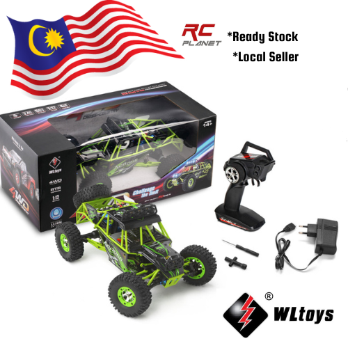 WLToys 12427 2.4G 1:12 4WD 50km/h RC rock-climber