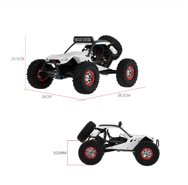 WLToys 12429 2.4G 1:12 4WD 40km/h RC crawler car