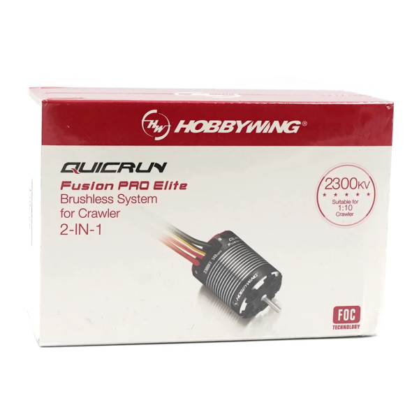 Hobbywing 30120500 QUICRUN Fusion Pro-Elite for Crawler-2300KV