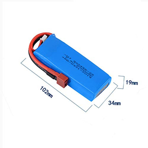 WLToys 2190-001 7.4V 3000mAh 25C 16.3wh 100x34x16mm 14AWG T-plug